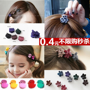 韩国进口正品宝宝儿童发饰头饰品可爱卡通小鸡糖果色小抓夹发夹子