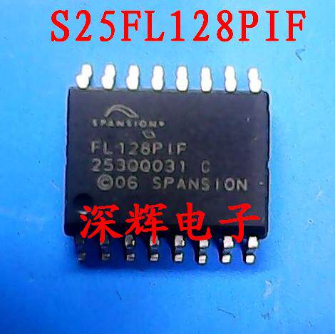贴片 FL128PIF S25FL128PIF 16M闪存FLASH芯片 SOP-16脚 可直拍