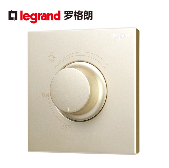 TCL罗格朗220V可调光开关面板调节器灯光调节亮度调控开关