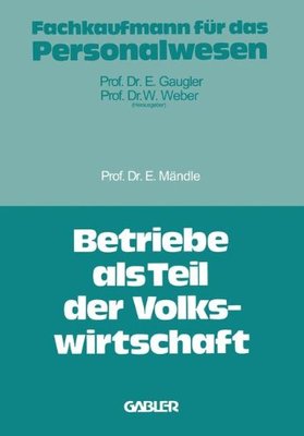 【预售】Betriebe ALS Teil Der Volkswirtschaft