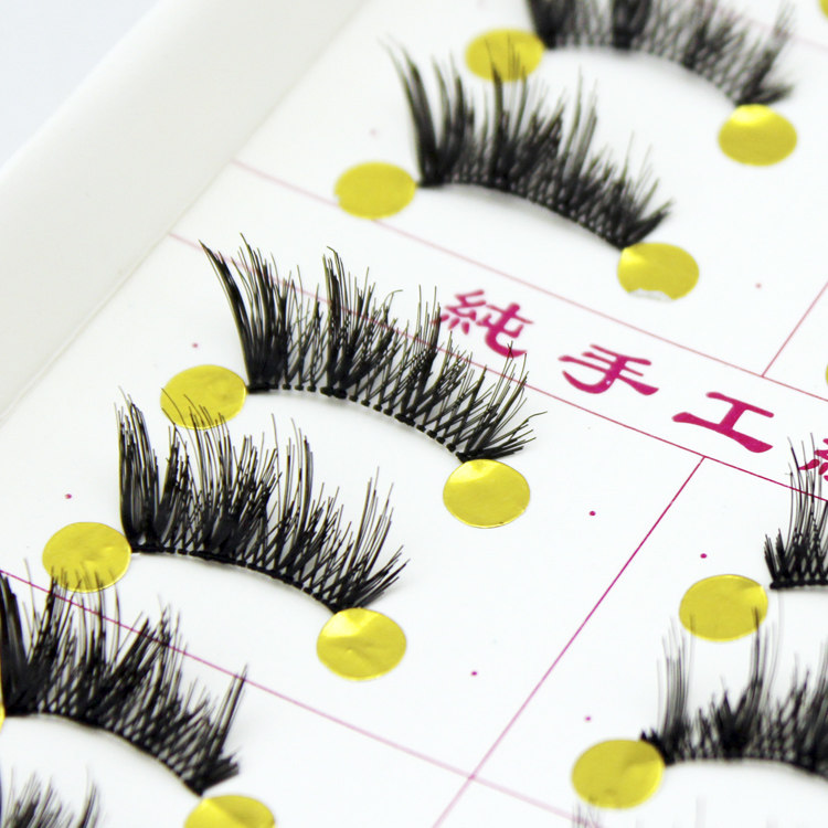 Taiwan pure handmade false eyelashes natural thick nude paragraph half models M7 a box of 