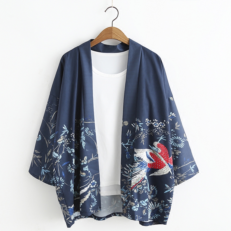 Japanese kimono A gentle wind Bat Japan Antiquity coat Sunscreen 2017 summer new pattern Easy Cardiganin the Women's clothing/Boutique , Jacket  category - from Buy2taobao.com to provide professional Taobao agent buy service