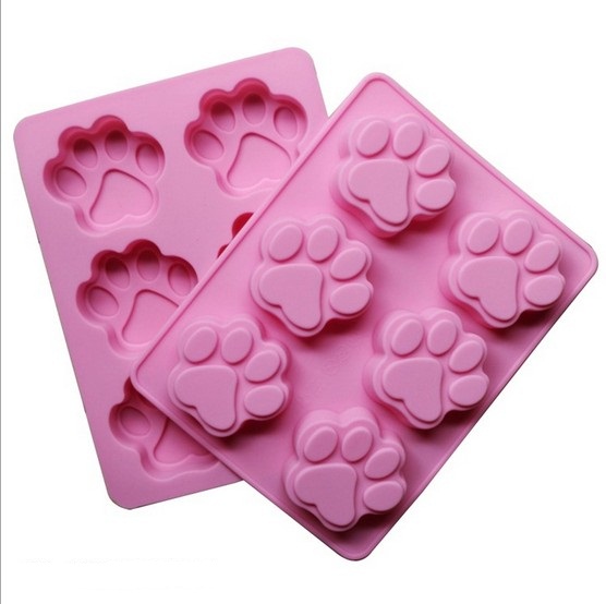 6連貓爪模具 手工皂diy模具 硅膠模具M09