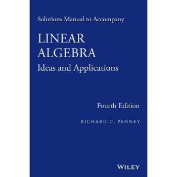 【预订】Solutions Manual to Accompany Linear...-封面