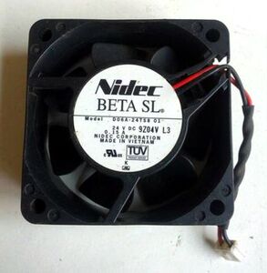 全新正品Nidec D06A-24TS8 01 风扇24V 0.15 A 60*60*25MM 保1年