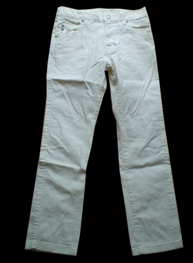 日单BLUE CROS*白色长裤140/160-R