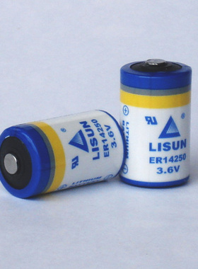 LISUN力兴ER14250工控PLC 3.6V ETC物联网瞄准镜定位装置仪表电池