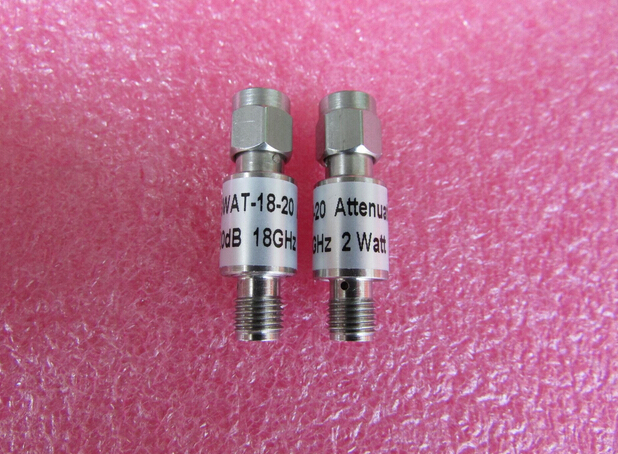 DC-18GHz 20dB 2W SMA 射频微波同轴固定衰减器 型号:SWAT-18-20