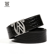 Wanlima/Wanli Ma spring 2016 Mall men smooth buckles belts leisure belts leather