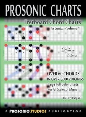 【预售】Fretboard Chord Charts for Guitar - Vo