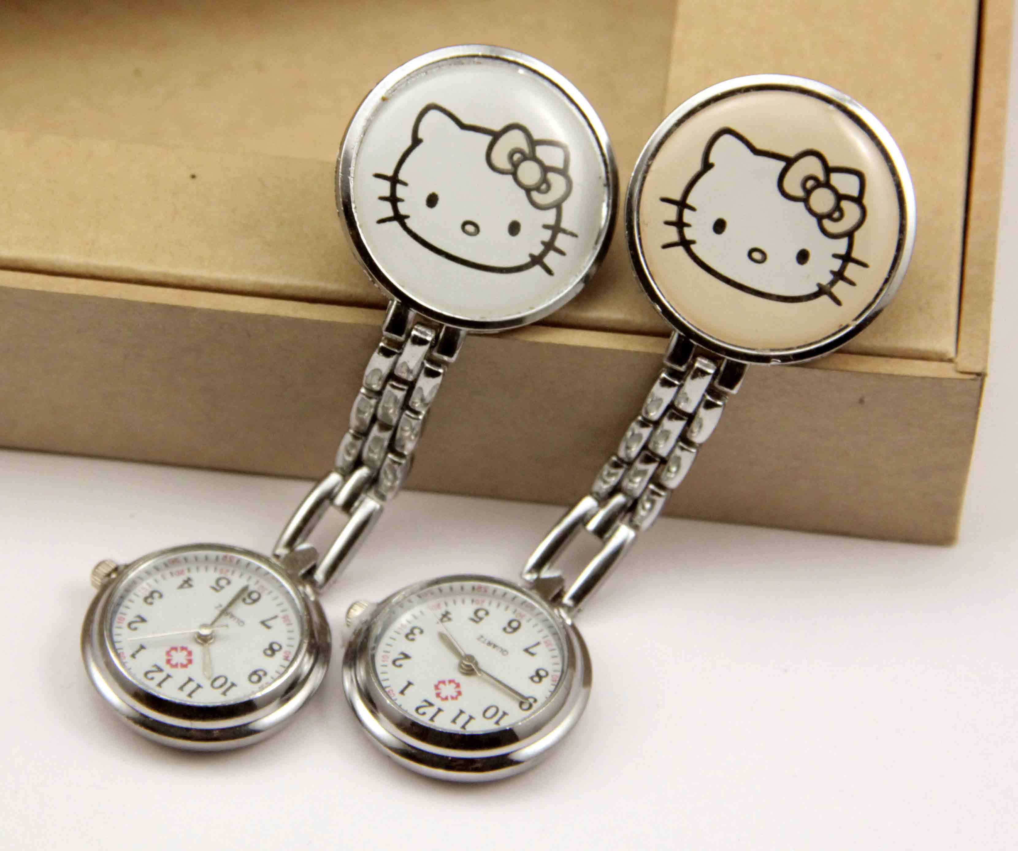 hello kitty 护士表猫护士表医生用表 护士挂表 笑脸护士表包邮在类目 手表, 腕表中 - 来自Buy2taobao.com提供专业的淘宝代购服务
