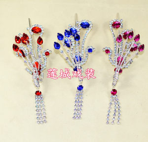 京剧头面戏曲头面戏剧头面 木钻小偏凤青衣花旦头饰 边凤（个）