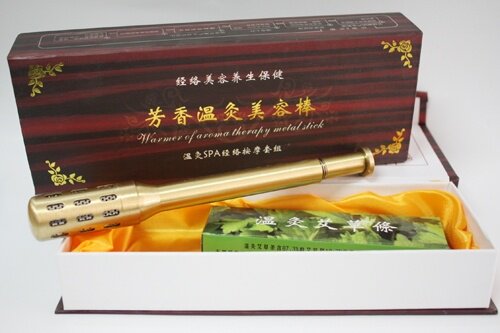 厂家直销福元美容棒香薰棒经络温灸器艾条艾灸身体凸点按摩棒