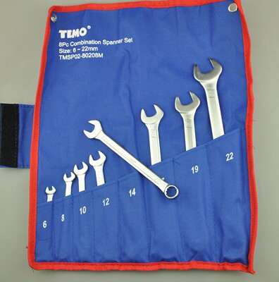 美国腾迈TEMO 工业级套装两用扳手套装 TMSP02-80208M