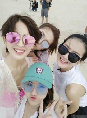 墨镜花儿与少年古力娜扎太阳眼镜