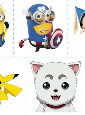 【女仆TATOO】小黄人 皮卡丘 定春 云母 乔巴 各种萌宠 满24包邮