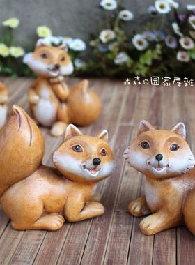 美式乡村风情侣彩绘高档装饰品