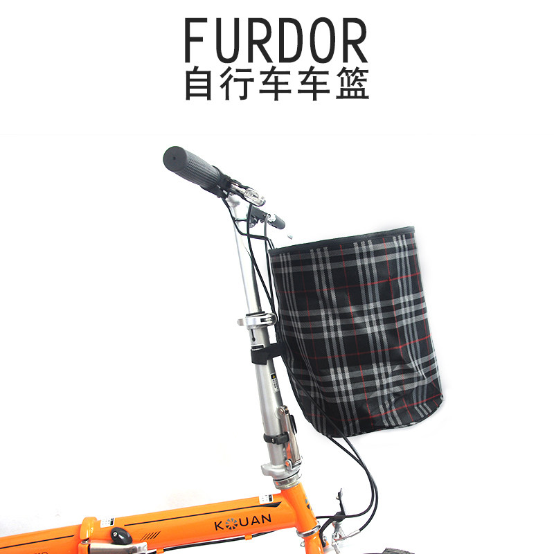 Panier pour vélo FURDOR en toile - Ref 2258186 Image 1