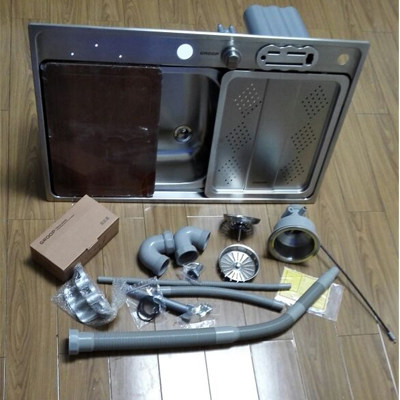 正品高尔丹 阿帕奇 groop专卖进口304#不锈钢水槽单槽al cn8050