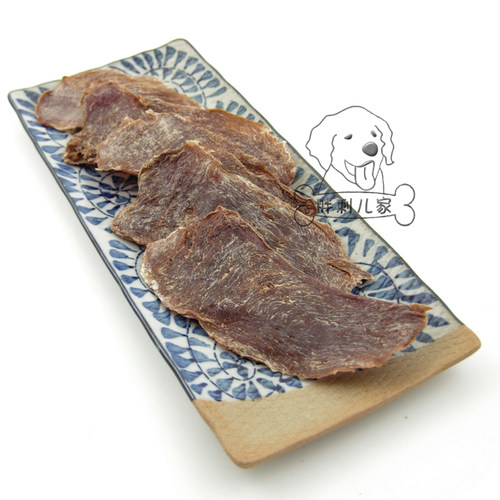 十年老店 胖刺儿家私房小食 香烘鸭肉干60g  手工宠物零食 - 封面
