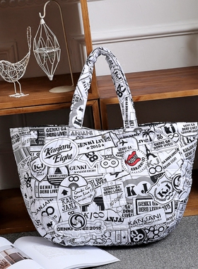 关八 关8KANJANI EIGHT元気が出るCON 元气周边 夹棉购物包