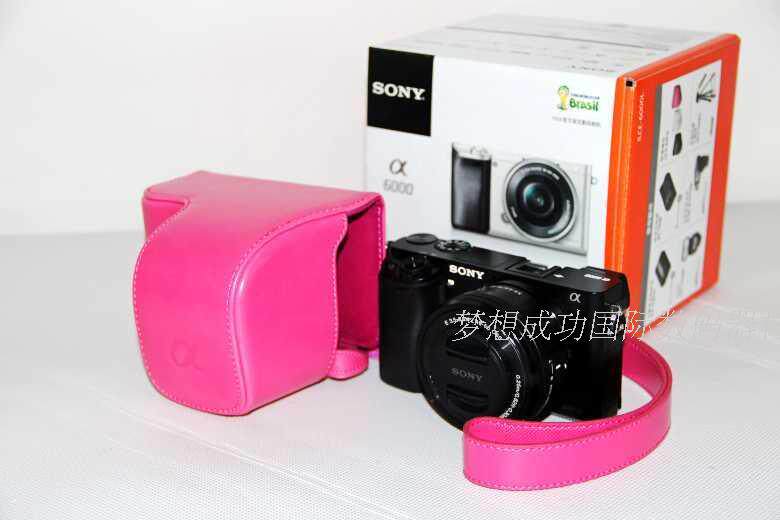 包邮索尼A6300专用皮套 ILCE-6000皮包a6000/a6300相机包