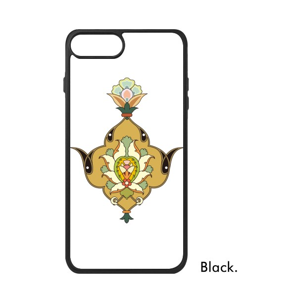 适用于iPhone克艺术现代花朵对称Xr手机壳max保护套678plus硅胶11