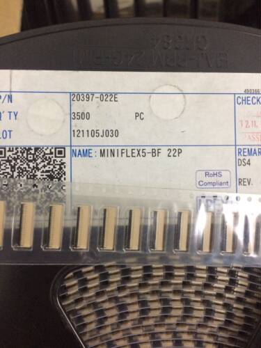 I-PEX 连接器 20397-022E FPC/FFC 连接器 22P 原装 公司现货