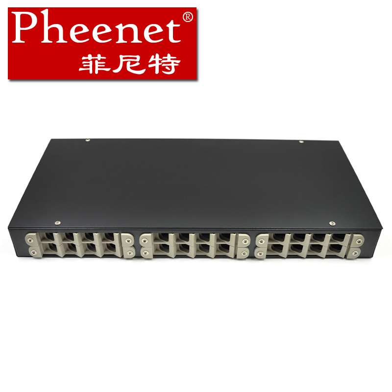 口机架式通用光纤终端盒光缆尾纤熔接配线箱24菲尼特Pheenet