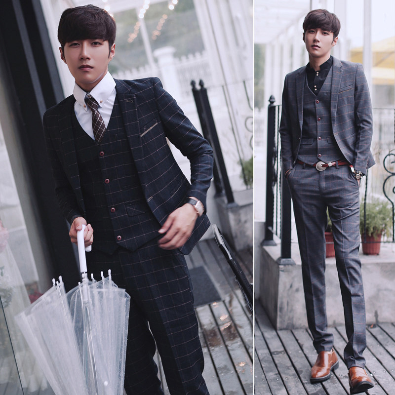 Costume homme en coton pour automne - Ref 1579008 Image 1