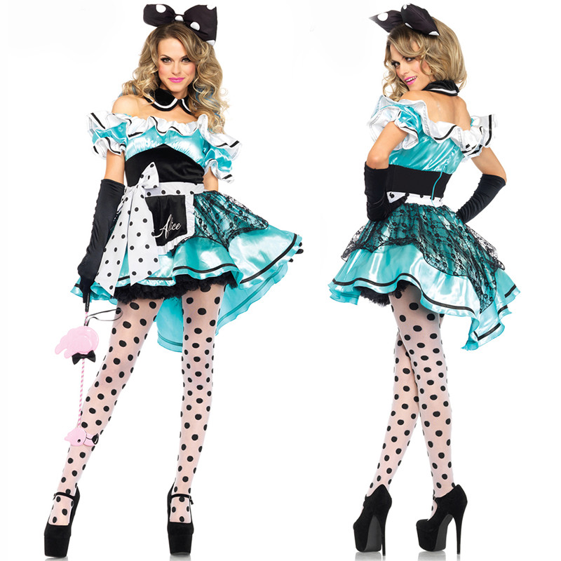 圣诞节万圣节迪士尼舞会变装白雪公主裙 童话故事成人DS演出服装 - 封面