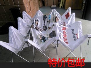 铝合金布拉网展架抗风快幕秀魔术贴子母扣摺叠快展布艺速贴背景架