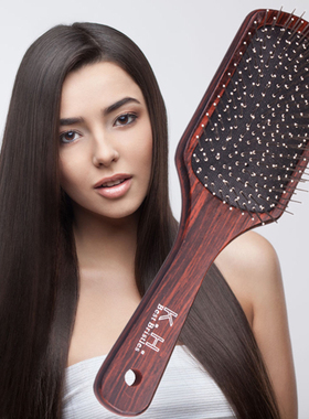 用着舒服大S推荐K.H.神梳按摩梳钢齿梳 气囊梳  大板梳子 头皮梳