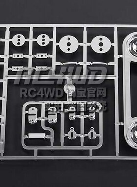 RC4WD 模型攀爬越野Cruiser FJ40车壳镀铬格栅门把手 (Z-B0075)