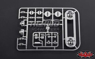 RC4WD 模型攀爬越野Cruiser FJ40车壳镀铬格栅门把手 (Z-B0075)
