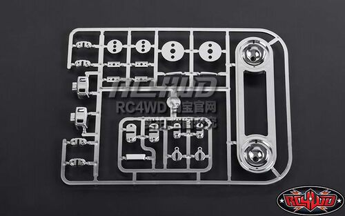 RC4WD 模型攀爬越野Cruiser FJ40车壳镀铬格栅门把手 (Z-B0075)