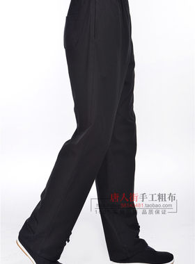 纯棉老粗布唐装休闲长裤限时特价