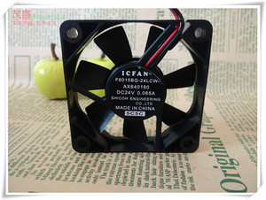 原装ICFAN F6015BQ-24LCW AX640160 24V 0.065A 6CM 6015变频风扇