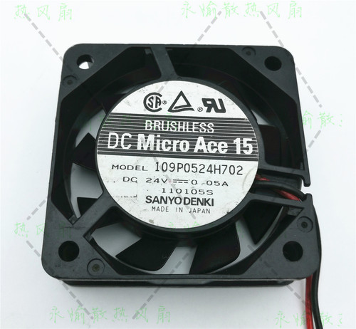 原装三洋 109P0524H702 5CM 24V 0.05A 5015 变频器 静音散热风扇