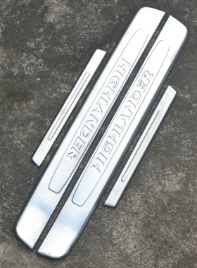 2015款广汽丰田新汉兰达专用不锈钢迎宾踏板HIGHLANDER外置门槛条