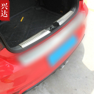 适用于2011-18款大众新POLO两厢不锈钢后备箱踏板 波罗内置后护板