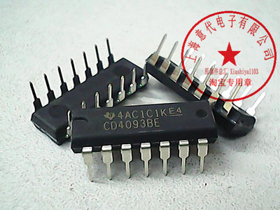 CD4093BE  TI   DIP-14【全新原装】赛格市场G332室实体店 现货