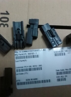 968182-1 泰科/安普 TE/AMP 4P连接器外壳 护套 进口原装正品