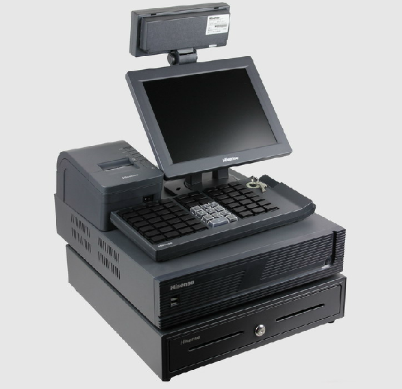 原装正品海信一体收款机hk360收银机超市便利店HK460双屏分体POS