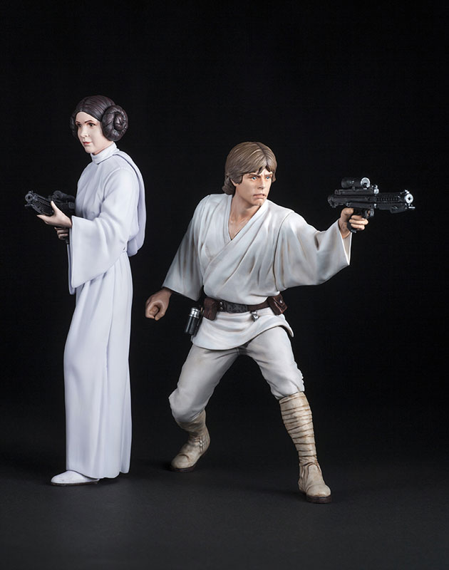 KOTOBUKIYA 寿屋 STAR WARS LUKE SKYWALKER & PRINCESS LEIA 模玩/动漫/周边/娃圈三坑/桌游 手办/手办景品 原图主图