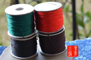 玉线6号7号绸缎玉线diy散珠项手链手工编织绳子配件  1.5-2mm