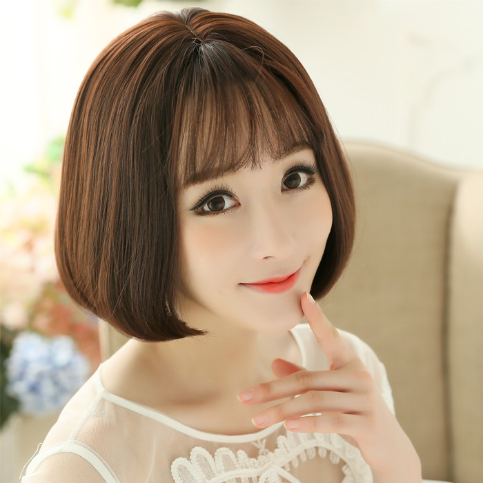 Perruque cheveux raides Court - Ref 2608708 Image 1