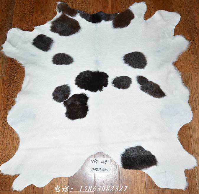 整张小牛皮V67时尚欧式四季用真皮毛沙发垫 坐垫靠垫 老板椅