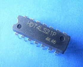 直插 74LS21 4输入端双与门 DIP-14 东润电子