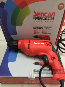 531027手电钻工业级10mm电钻调速正反转手枪钻 电动工具 500W